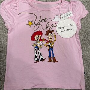 Little Sleepies Disney Pink Kids Shirt - Toy Story Play Collection 3T NWT